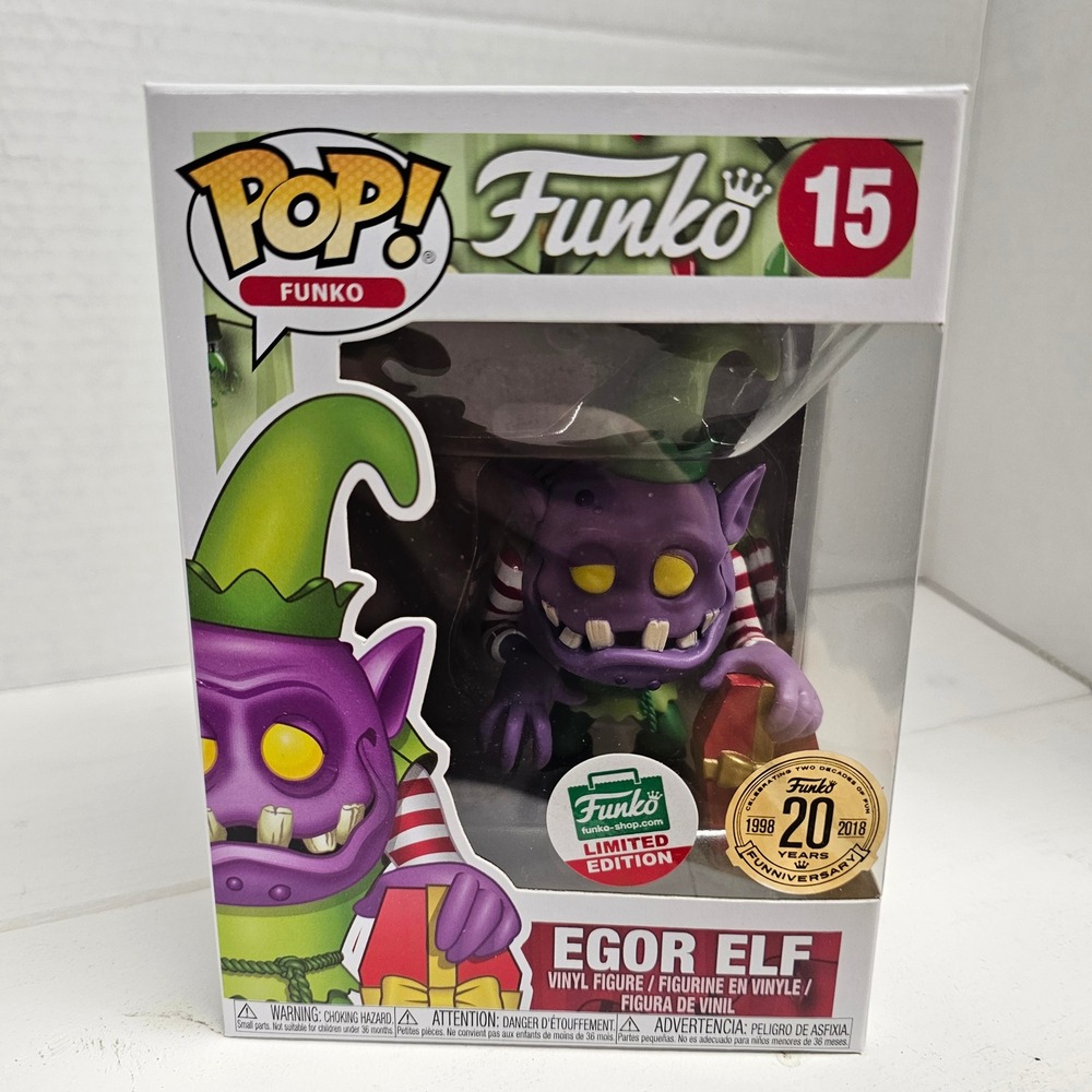 Funko Pop Egor Elf 15 Funko Shop Limited Edition 20th Anniversary Vinyl Figure